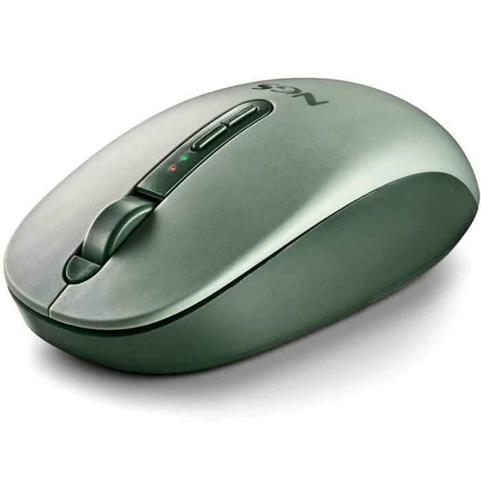 NGS Fog Dual Ratón Ergonómico Inalámbrico Verde